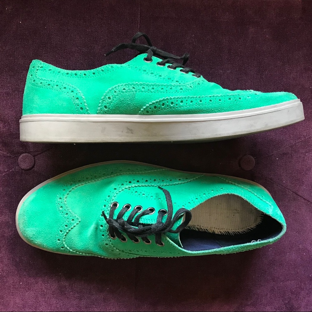 Cole Haan Teal Wingtip Sneaker Men's size 10 1/2